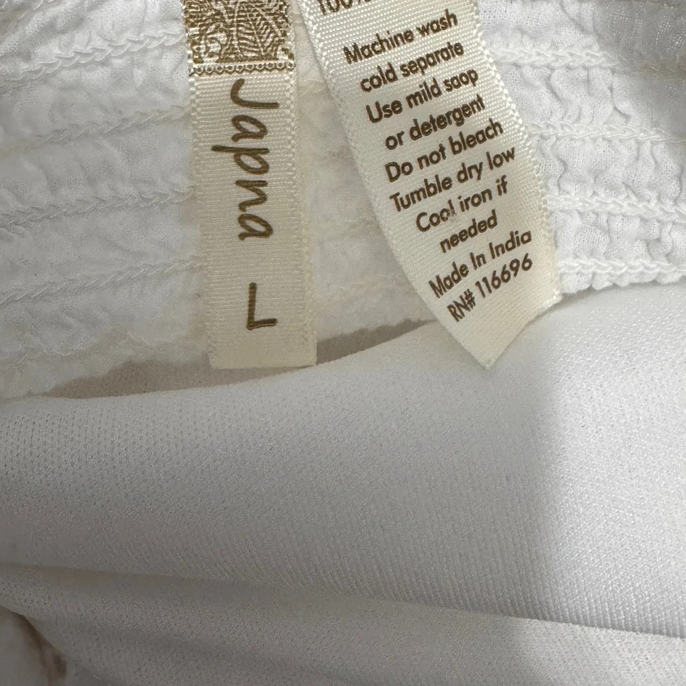 Japna White Dress size large